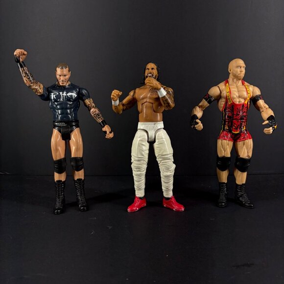 WWE Action Figures Set Of 3 - Randy Orton Roman Reigns Rob Van Dam Collectibles - Picture 1 of 6